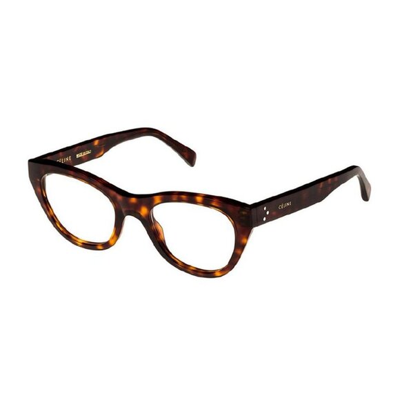 NEW CELINE EYEGLASSES CL50005I 054 WOMEN HAVANA CAT EYE CL 50005I 054 - Picture 1 of 3